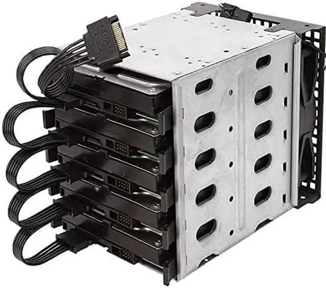 Alt view image 5 of 5 - JAENFONG 15 PIN Sata Power Splitter(2Packs) 15 Pin Sata to 5 Sata Power Splitter Adapter Cable- 21 Inches