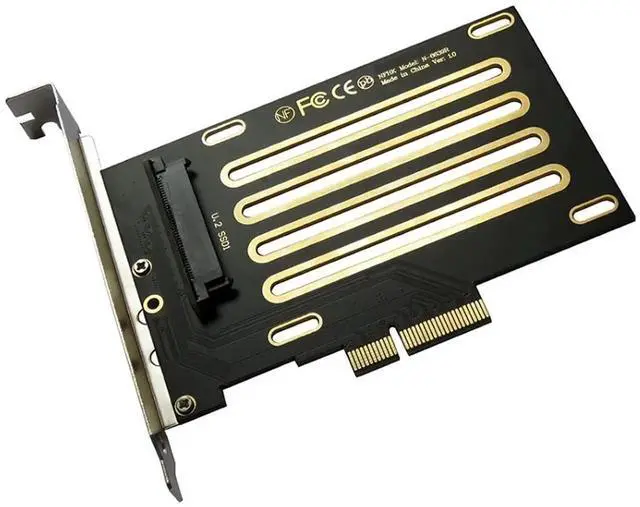 Alt view image 7 of 7 - JAENFONG  U.2 U2 Kit SFF-8639 to PCI-E 3.0 x4 Lane Host Adapter for Intel Motherboard & 750 NVMe PCIe SSD