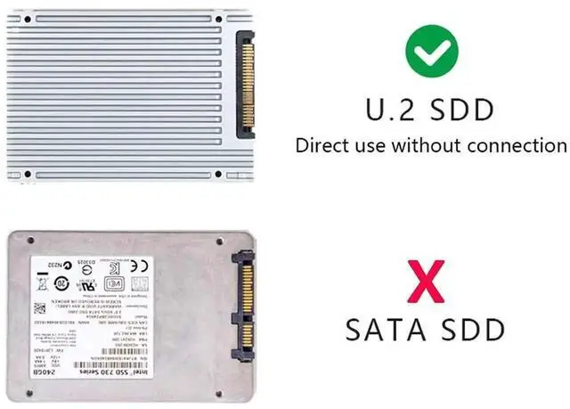 Alt view image 5 of 7 - JAENFONG  U.2 U2 Kit SFF-8639 to PCI-E 3.0 x4 Lane Host Adapter for Intel Motherboard & 750 NVMe PCIe SSD