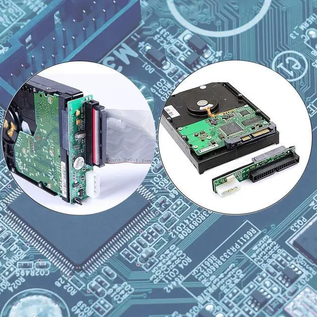 Alt view image 5 of 7 - JAENFONG SATA Female to 40 pin Male 3.5 inch IDE Adapter for PC to SATA Hard Drive Interface Adapter