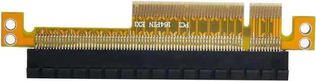 Alt view image 5 of 5 - JAENFONG  PCI-E Express 8x to 16x Extender Converter Riser Card Adapter Male to Female Graphics Card Extension
