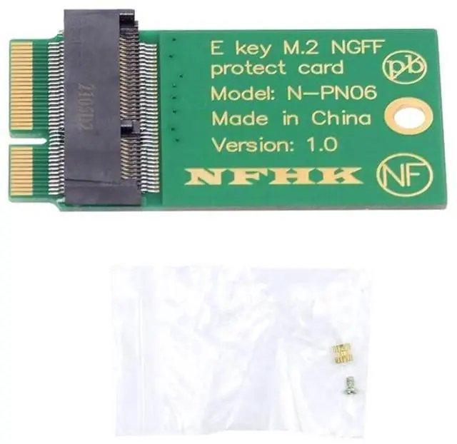 Alt view image 3 of 7 - JAENFONG M.2 22x30mm to 22x42mm NGFF E-Key A+E Key Wireless Card Upgrade Extension Protect Card Adapter