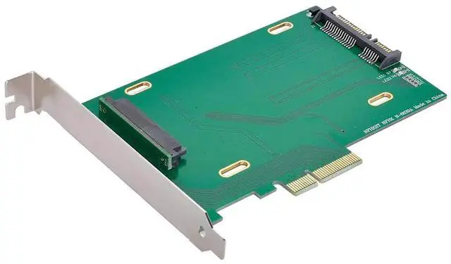 Alt view image 2 of 7 - JAENFONG PCI-E 3.0 x4 Lane to U.2 U2 Kit SFF-8639 Host Adapter for Intel Motherboard & 750 NVMe PCIe SSD
