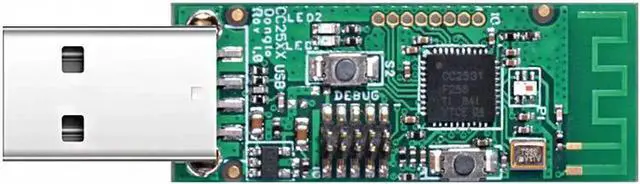 Alt view image 4 of 7 - JAENFONG 3Pcs ZB CC2531 USB Dongle Module Bare Board Packet Protocol Analyzer USB Interface Dongle Supports BASICZBR3 S31 Lite zb