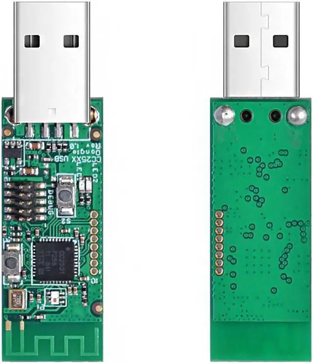 Alt view image 3 of 7 - JAENFONG 3Pcs ZB CC2531 USB Dongle Module Bare Board Packet Protocol Analyzer USB Interface Dongle Supports BASICZBR3 S31 Lite zb