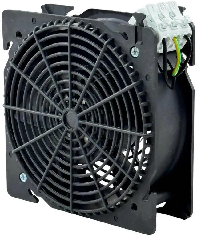 Alt view image 2 of 7 - JAENFONG  DV4600-492 Cabinet Compact Cooling Fan 115V 18/19W 220/240mA 12CM 120×120×38mm 3100RPM 2-Wire Axial Flow Fan for Rittal Cabinet