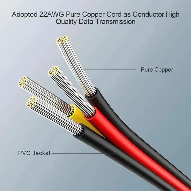 Alt view image 4 of 5 - JAENFONG 4Pin Power Cable IDE 4pin Disk Power Male to Dual 4Pin Female Splitter Y 1 to 2 Extension Cable 12V+5V