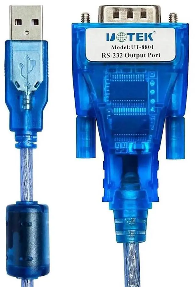 Alt view image 3 of 4 - Industrial Grade USB2.0 to RS232 Serial Cable Male COM DB9 9Pin Converter with ESD Protection FTDI FT232 Chip 1.5M UTEK UT-8801