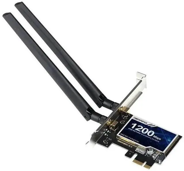 Main image of WiFi 5 PCI-E Adapter AC1200 Wireless Network Card 2.4G/5GHz 802.11AC For Bluetooth 4.2 Desktop Windows 7/8/10/11
