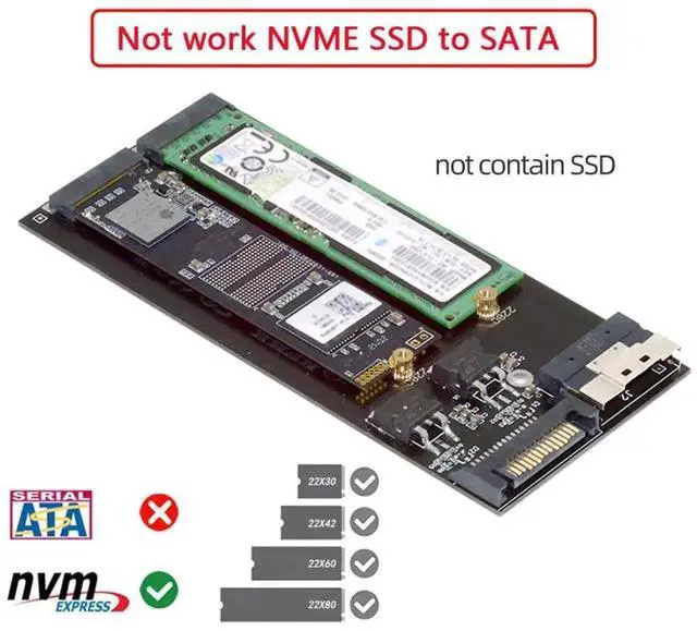 Alt view image 7 of 7 - JAENFONG Dual 2X M.2 NVME AHCI to Slimline SFF-8654 8X PCIE Express 3.0 4.0 Raid Card VROC Raid0 Hyper Adapter