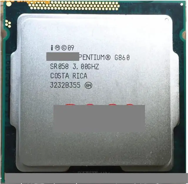 Main image of CPU P G860 G860 CPU Processor (3.0GHz /3MB Cache/ LGA1155/Dual-Core) 65W Desktop Welcome to Order