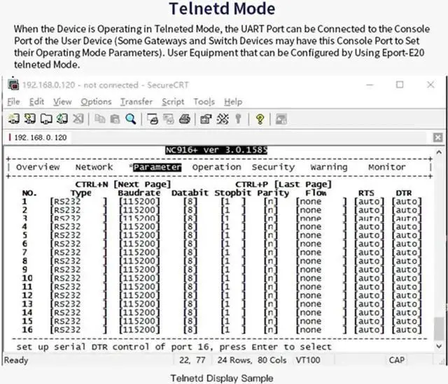 Alt view image 2 of 7 - JAENFONG Eport-E20 Network Server Port FreeRTOS TTL Serial to Ethernet Embedded Module DHCP 3.3V DHCP TCP IP Telnet Converter MCU (10pcs)