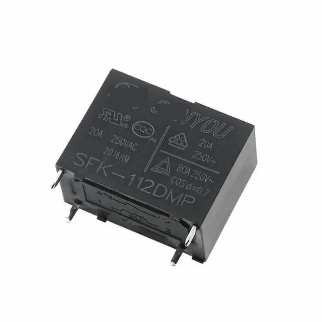 Main image of 5PCS Relays SFK-112DM SFK-112DMP SFK-112DM-E 4PIN 20A 25A 250VAC 12V(SFK-112DMP 20A)