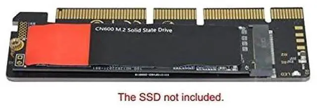 Alt view image 5 of 6 - JAENFONG  Vszerda NGFF M-Key NVME M.2 SSD to PCI-E Express 3.0 16x X4 Adapter Without Bracket