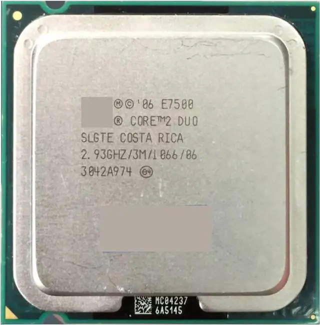 Main image of CPU c 2 Duo Processor E7500 LGA775 Desktop CPU I Central Processing Unit Welcome to Order