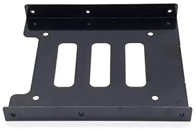 Alt view image 3 of 6 - JAENFONG 2.5 to 3.5 Inch Hard Disk Metal Bracket Adapter HDD Holder with IDE 4P Male to SATA 15 Pin Cable SATA 3.0 Cable for Desktop PCSSD Server (Blue)