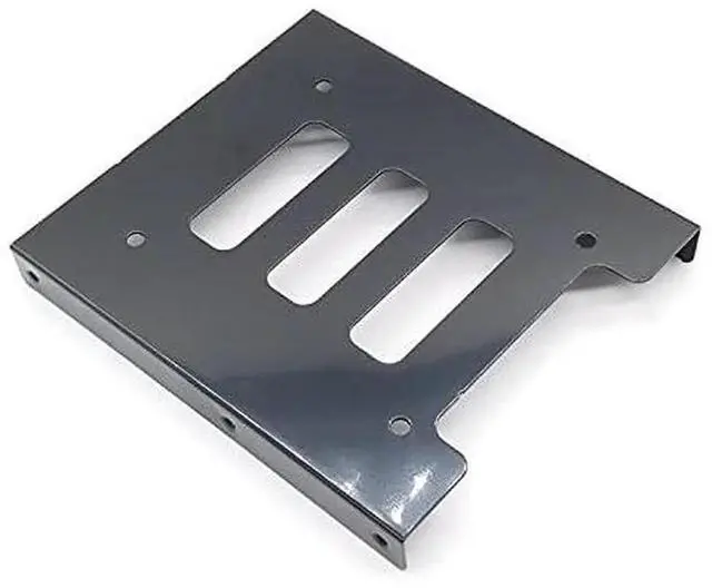 Alt view image 5 of 6 - JAENFONG 2.5 to 3.5 Inch Hard Disk Metal Bracket Adapter HDD Holder with IDE 4P Male to SATA 15 Pin Cable SATA 3.0 Cable for Desktop PCSSD Server (Blue)