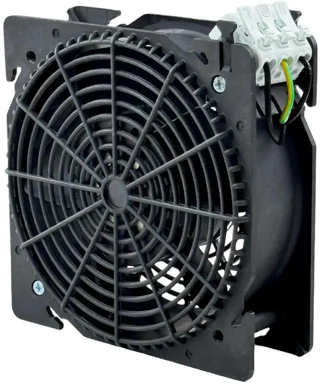 Alt view image 3 of 7 - JAENFONG  DV4600-492 Cabinet Compact Cooling Fan 115V 18/19W 220/240mA 12CM 120×120×38mm 3100RPM 2-Wire Axial Flow Fan for Rittal Cabinet