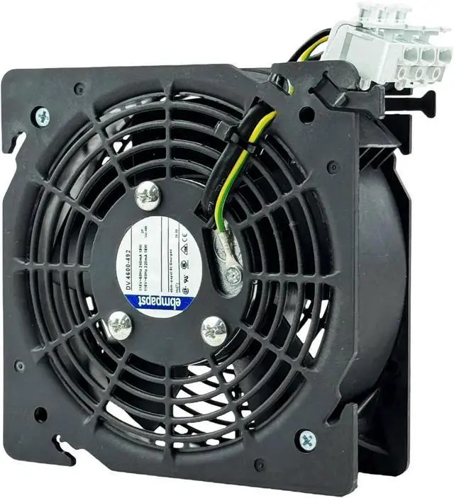 Main image of JAENFONG  DV4600-492 Cabinet Compact Cooling Fan 115V 18/19W 220/240mA 12CM 120×120×38mm 3100RPM 2-Wire Axial Flow Fan for Rittal Cabinet
