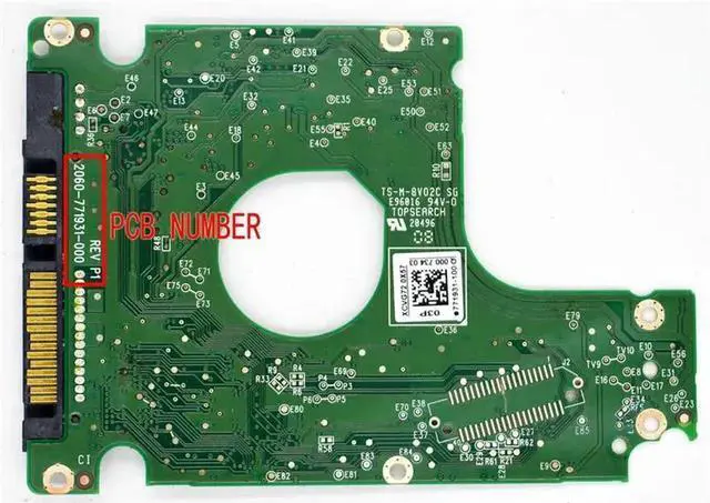 Alt view image 2 of 4 - 2060-771933-000 REV P1 , 2060-771931-000 REV P1 / forWestern Digital hard disk circuit board / 771933-100 771931-100