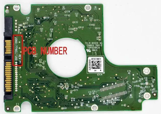 Alt view image 3 of 4 - 2060-771933-000 REV P1 , 2060-771931-000 REV P1 / forWestern Digital hard disk circuit board / 771933-100 771931-100