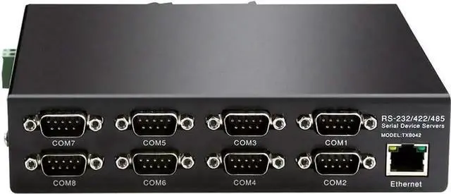 Alt view image 4 of 7 - JAENFONG 8 Ports RS232 RS485 RS422 to Ethernet TCP/IP Converter Multiple Serial Device Server Switch Modbus Gateway