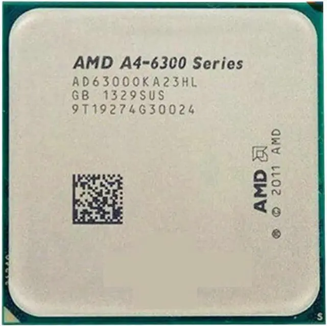 Main image of A A4-Series A4 6300 A4 6300k Dual-Core CPU Processor AD6300OKA23HL /AD630BOKA23HL Socket FM2