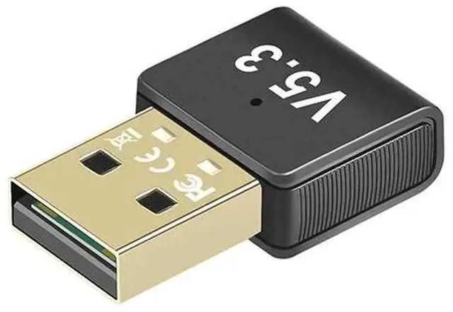 Alt view image 6 of 6 - With Bluetooth Dongle BT5.3 Computer USB External Adapter Wireless Connect Earphone Speaker Mouse Game Grip Printer Mobile Phone