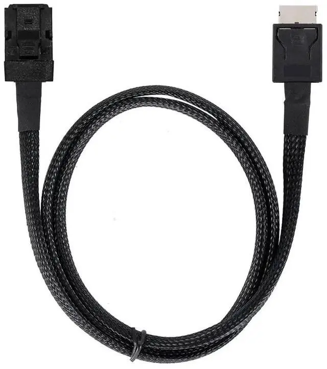 Main image of JAENFONG Cable OcuLink PCIe PCI-Express SFF-8611 4i to Mini HD SFF-8643 SSD Data Active Cable 50cm