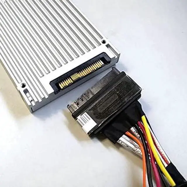 Alt view image 5 of 7 - JAENFONG  U.2 U2 SFF-8639 NVME PCIe SSD Cable for Mainboard Intel SSD 750 p3600 p3700 M.2 SFF-8643 Mini SAS HD 50cm