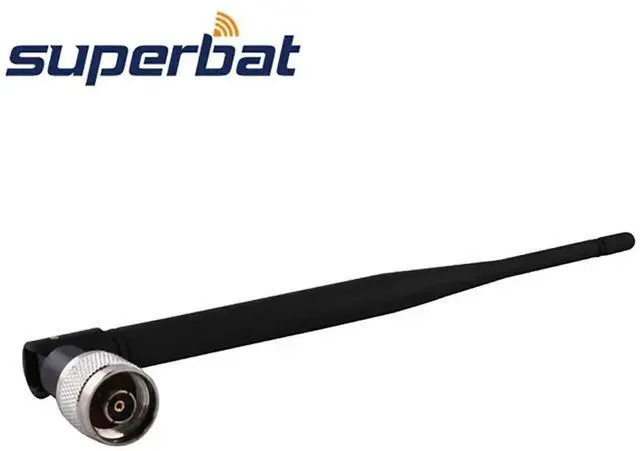 Main image of 5dbi 2.4GHz Omni Booster WIFI Antenna RP-N Male for D-LinkR LinksysR WET11 Wireless Router WLAN PCI Card Rubber Aerial