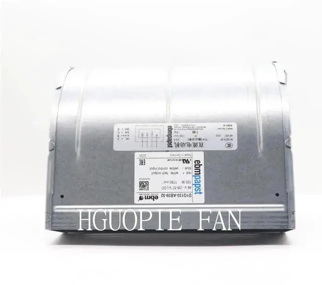 Alt view image 4 of 7 - JAENFONG  Inverter Centrifugal Fan D1G133-AB39-22, 48V DC, 105W, 133mm, 1780rpm, IP42, 4-Wire, Compatible with Vacon Inverter Devices