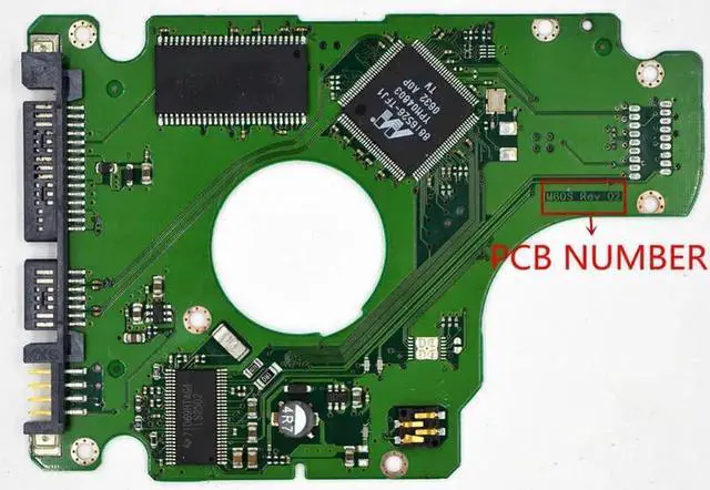 Alt view image 3 of 3 - forSA notebook hard disk circuit board BF41-00105A M6OS Rev 02 / HM160JI