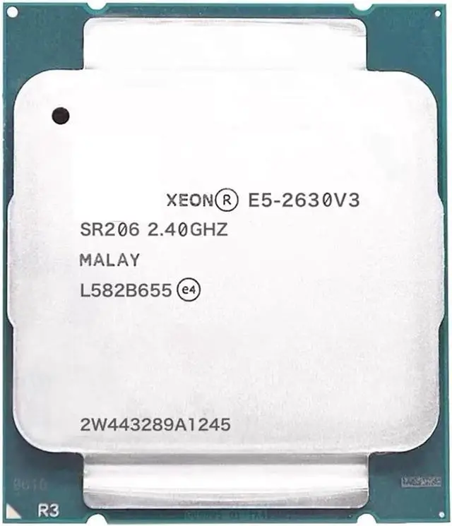 Main image of forXeon E5 2630 V3 Processor SR206 2.4Ghz 8 c 85W Socket LGA 2011-3 CPU E5 2630V3