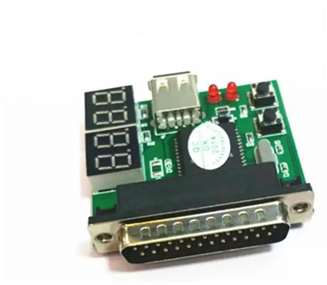 Alt view image 6 of 6 - Laptop Computer 25Pin Diagnostic Card with USB Parallel Port PC Motherboard Analyzer 4-Digit Analysis Post Tester