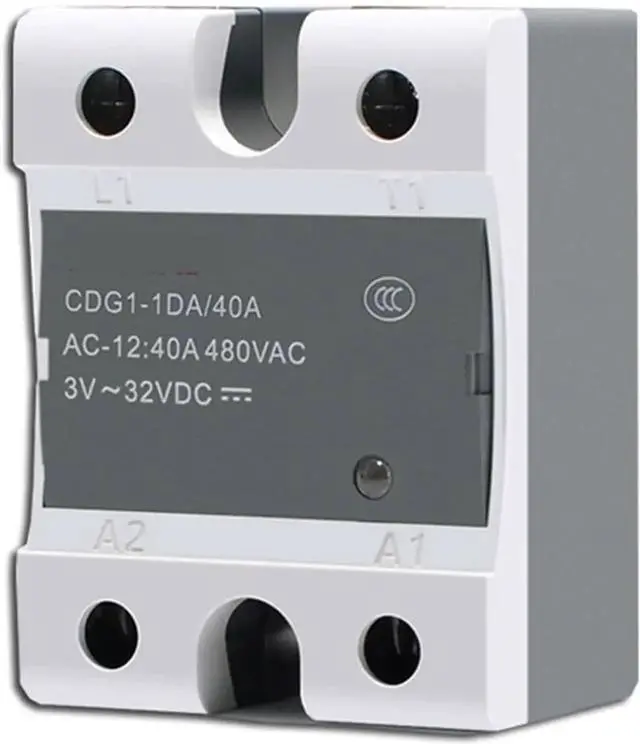 Main image of CDG1-1DA Solid State Relay 10A 15A 20A 25A 30A 40A 60A 75A 80A Single Phase DC Control AC No Contact(CDG1-1DA 15A)