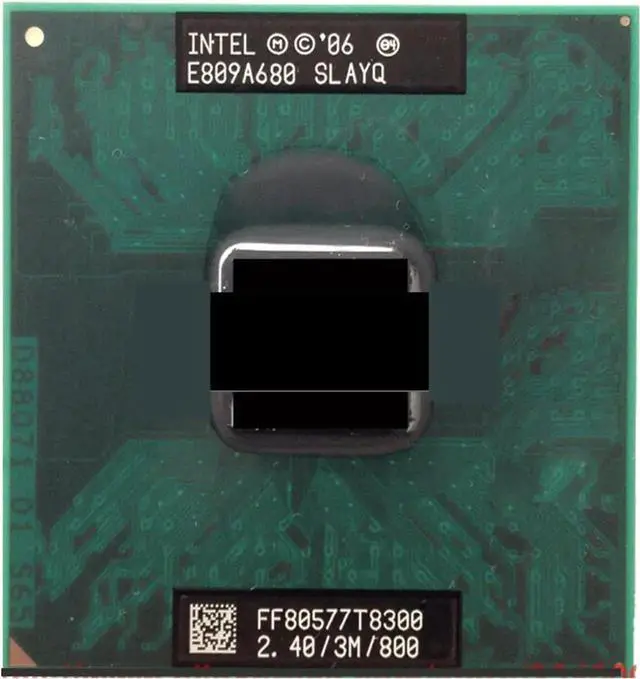 Main image of c 2 Duo T8300 CPU (3M Cache, 2.40 GHz, 800 MHz FSB, Dual-Core) for 965 Chipset Laptop Processor