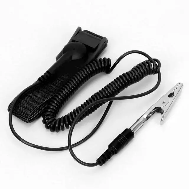 Alt view image 4 of 7 - JAENFONG Anti Static Wrist Strap, 11" Antistatic Wrist Band Grounding Bracelet ESD Wrist Strap Adjustable wristband with Alligator Clip, Extra Long Cord for PC Computer Building Electronics Repair