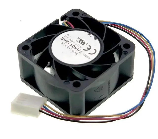 Alt view image 3 of 6 - JAENFONG New Cooling Fan for THA0412AD 4020, Axial high Airflow Cooling Fan DC 12V 0.60A 20.6CFM 5.16W 4-Pin 4-Wire Size:40 * 40 * 20mm.