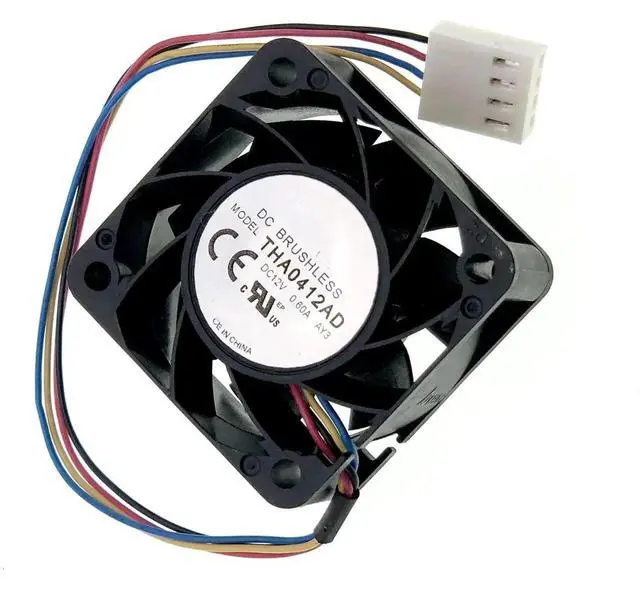 Alt view image 4 of 6 - JAENFONG New Cooling Fan for THA0412AD 4020, Axial high Airflow Cooling Fan DC 12V 0.60A 20.6CFM 5.16W 4-Pin 4-Wire Size:40 * 40 * 20mm.
