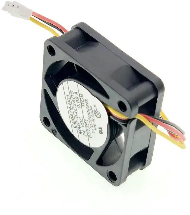 Alt view image 6 of 7 - JAENFONG New Cooling Fan for Mitsubishi MMF-04C24DS-RCB CB0479-H01 DC24V 0.09A, Size:40×40×15mm 4015 3-Wire Drive Cooling Fan.