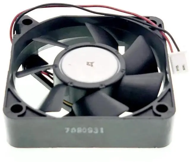 Alt view image 7 of 7 - JAENFONG New Cooling Fan for 2406RL-04W-M30 DC 12V 0.08A 60mm 6015 Size: 60x60x15mm, 2-Wire Silent Cooling Fan.