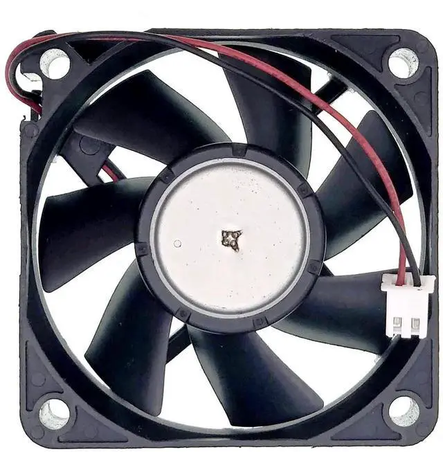 Main image of JAENFONG New Cooling Fan for 2406RL-04W-M30 DC 12V 0.08A 60mm 6015 Size: 60x60x15mm, 2-Wire Silent Cooling Fan.