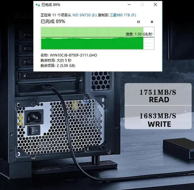 Alt view image 2 of 7 - JAENFONG Card USB 3.2 Gen2 Type-C 20Gbps USB-C to PCI-E 4X Express Adapter for Desktop Motherboard