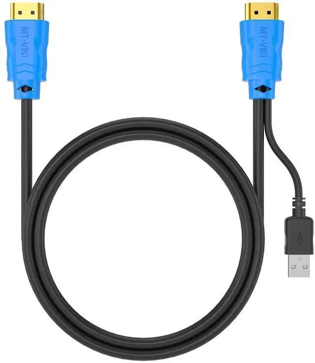 Alt view image 5 of 7 - MT-VIKI 2in 1 USB HDMI KVM Cable 3m/10ft for USB KVM Cable HDMI