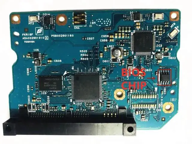 Alt view image 3 of 3 - forToshiba Hard disk circuit board MK1002TSKB HDD PCB Logic Board Board Number: G002901A