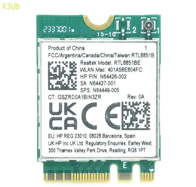 Alt view image 4 of 6 - X3UB AX900 RTL8851BE WiFi6 5Ghz Networking Adapter For PC Desktop Laptop Double Band Bluetooth-compatible 5.2 Support