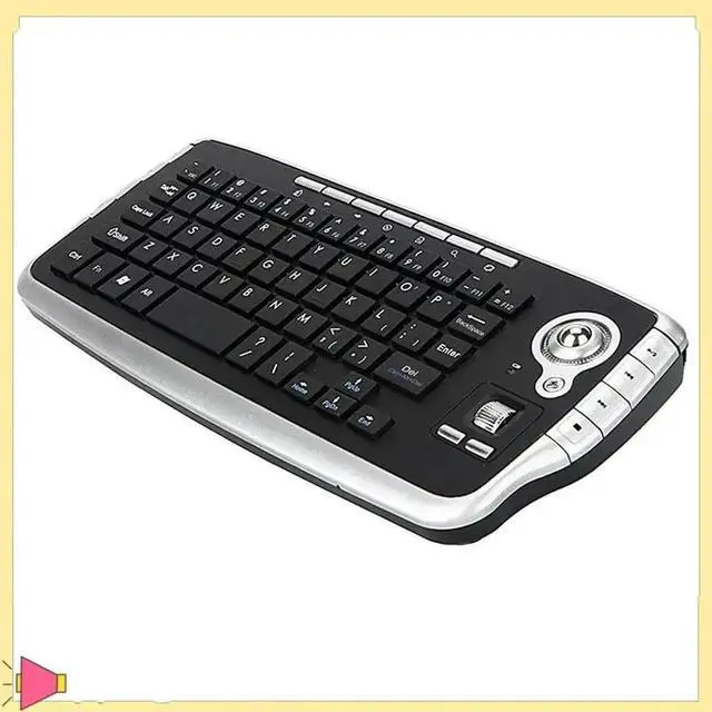 Alt view image 6 of 7 - JAENFONG Trackball Keyboard Scroll Wheel Mini USB Keyboard Two-In-One Mouse And Keyboard Set