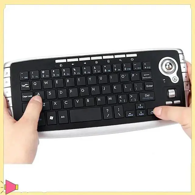 Alt view image 5 of 7 - JAENFONG Trackball Keyboard Scroll Wheel Mini USB Keyboard Two-In-One Mouse And Keyboard Set
