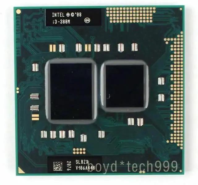 Main image of Fit forIntel Core i3-380M I3 380M Dual-Core CPU Processor 2.53 GHz 2.5 GT/s Socket G1